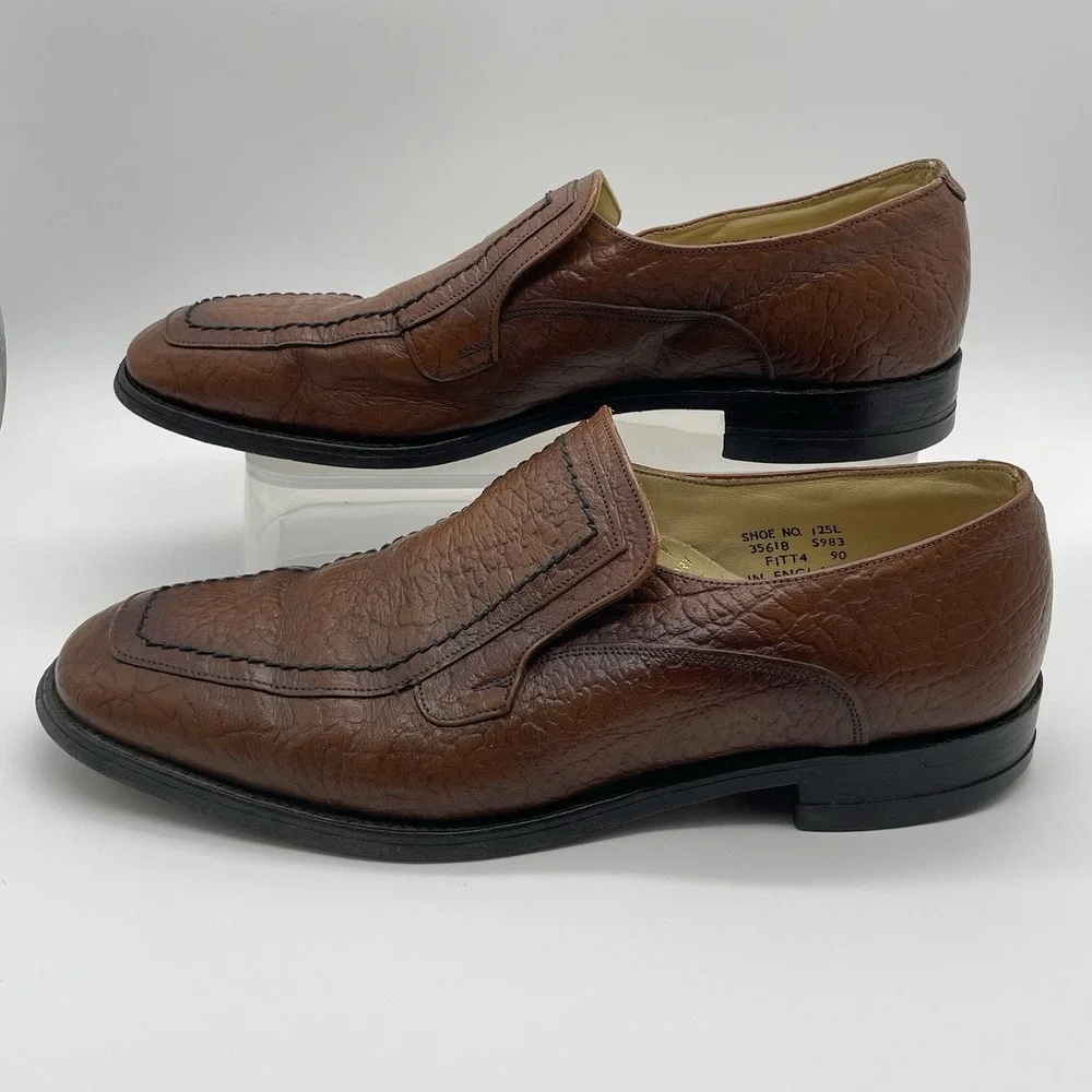VTG Stuart McGuire Leather Dress Shoes Brown Men's Size 9 Ortho-Vent Spring Step